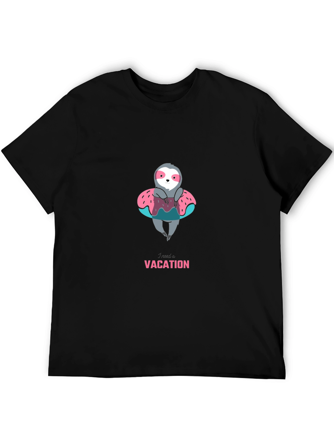 Sloth on Vacation Graphic Tee - Relaxed Fit