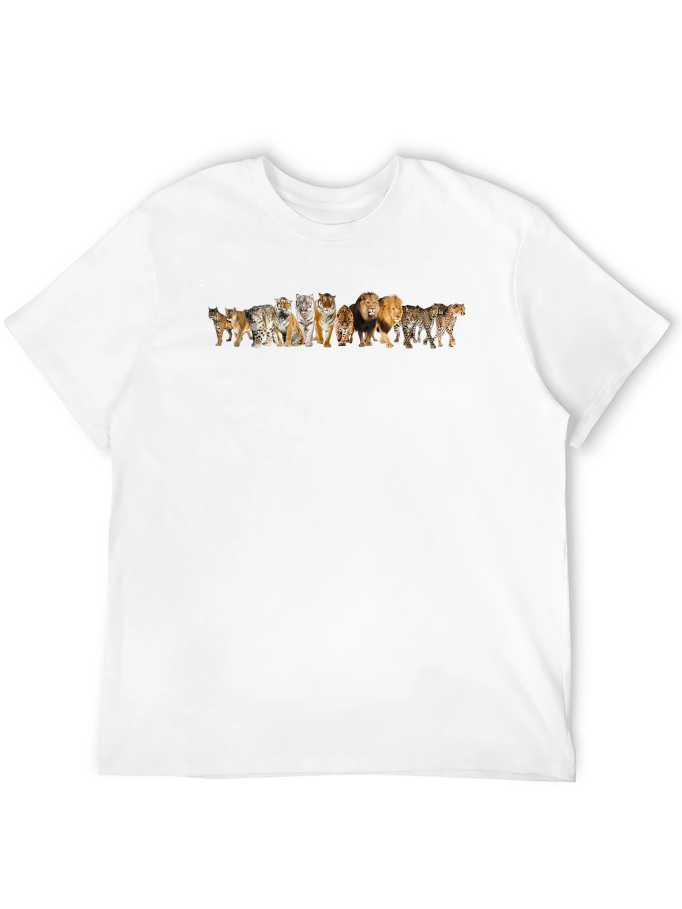 Big Cats T-Shirt - Mens Black Graphic Tee