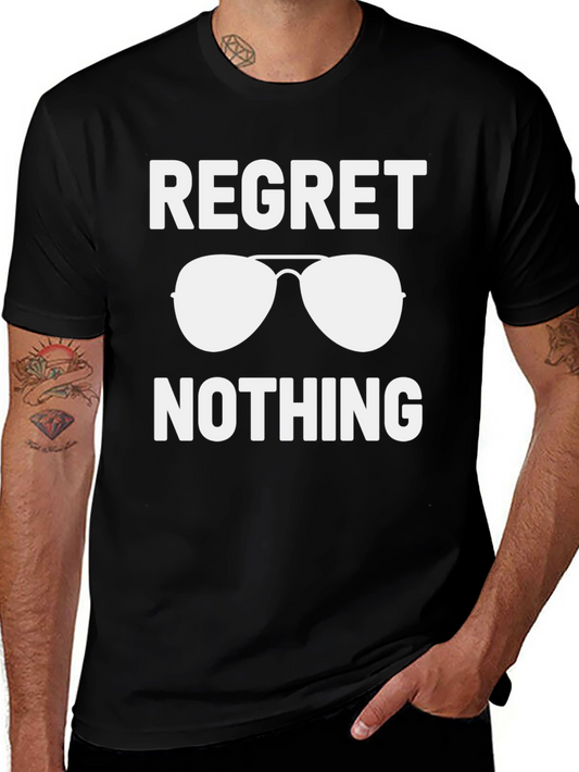 Regret Nothing Sunglasses Graphic Tee