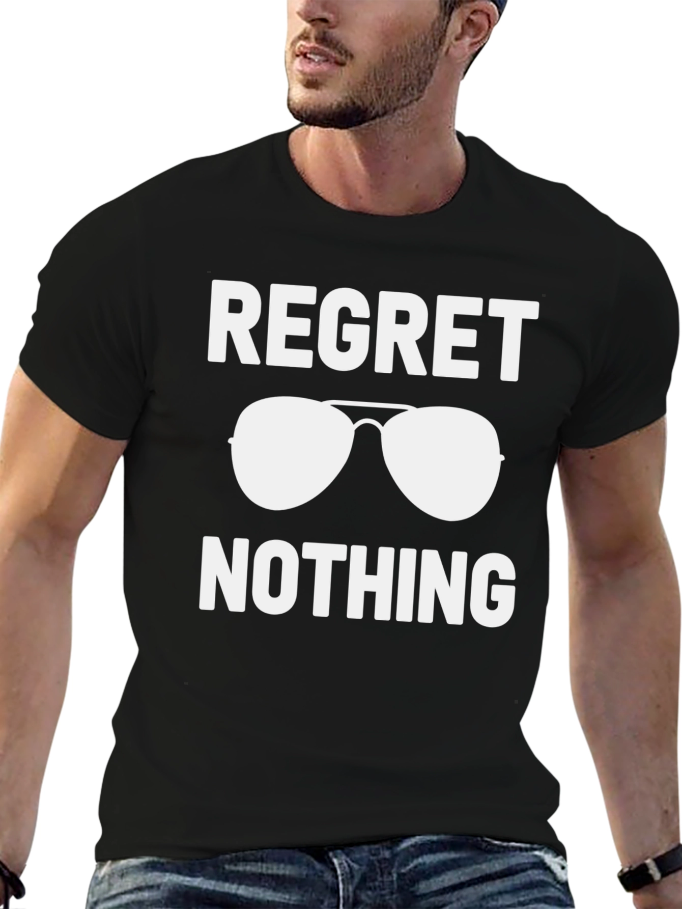Regret Nothing Sunglasses Graphic Tee