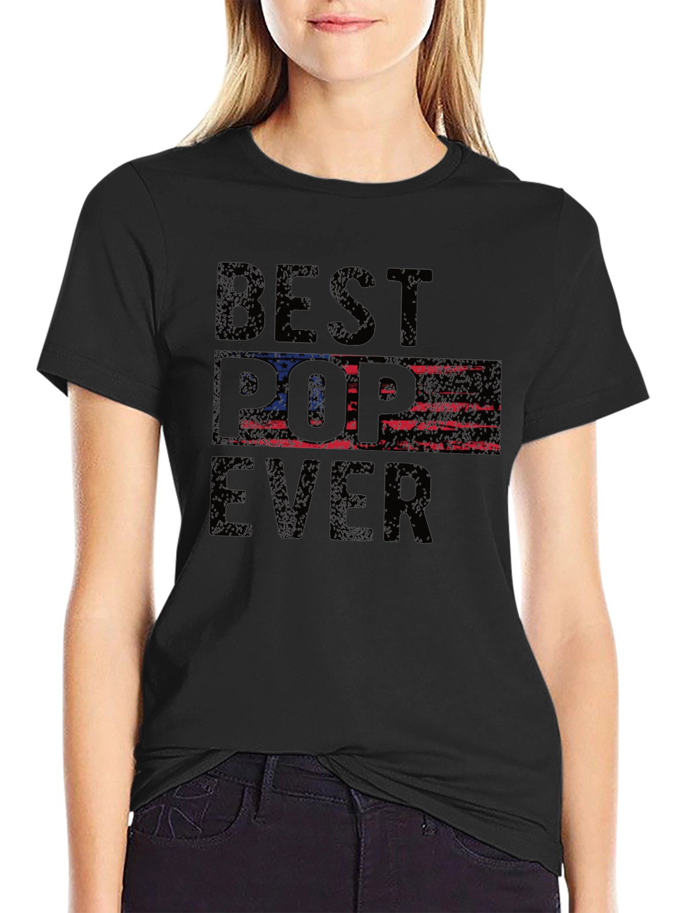 Best Pop Ever T-Shirt - Patriotic Design