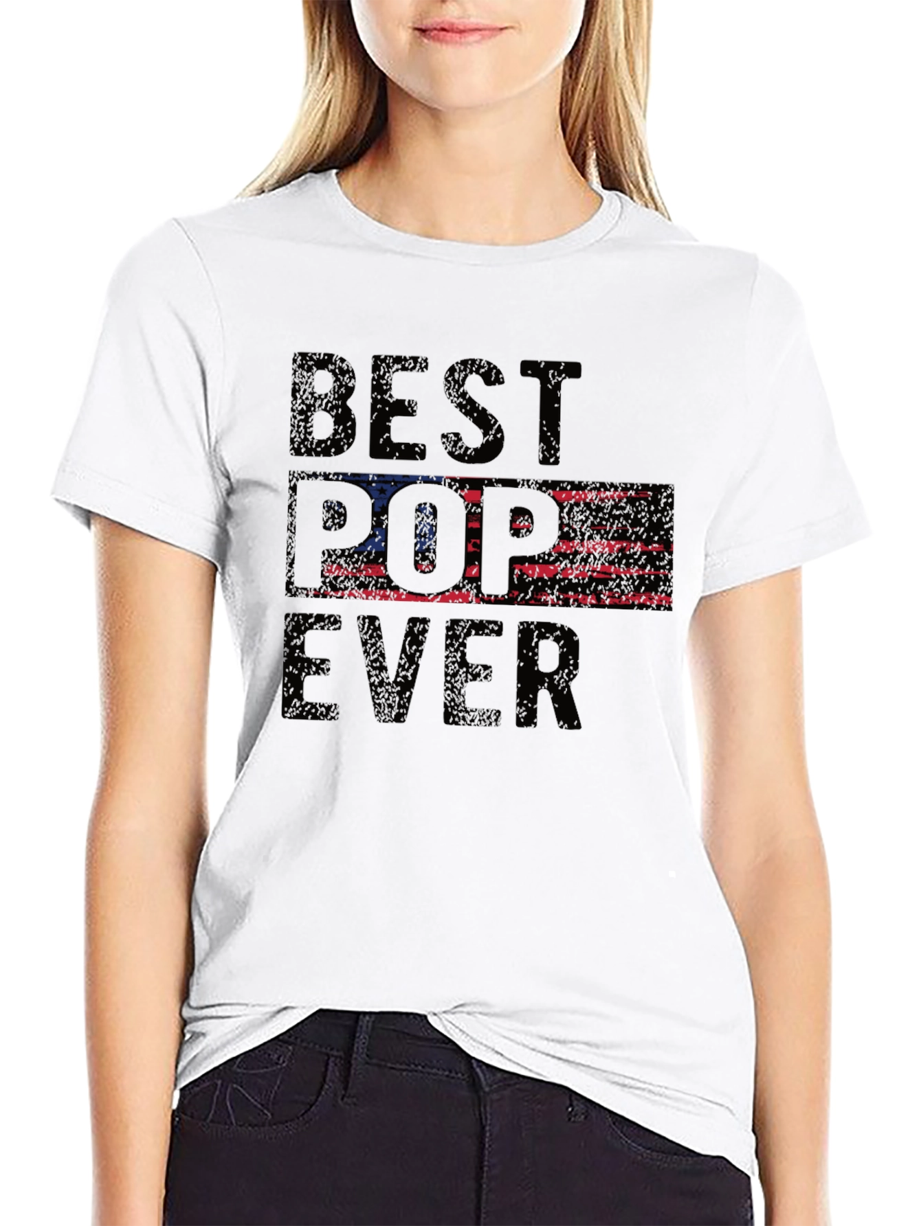 Best Pop Ever T-Shirt - Patriotic Design