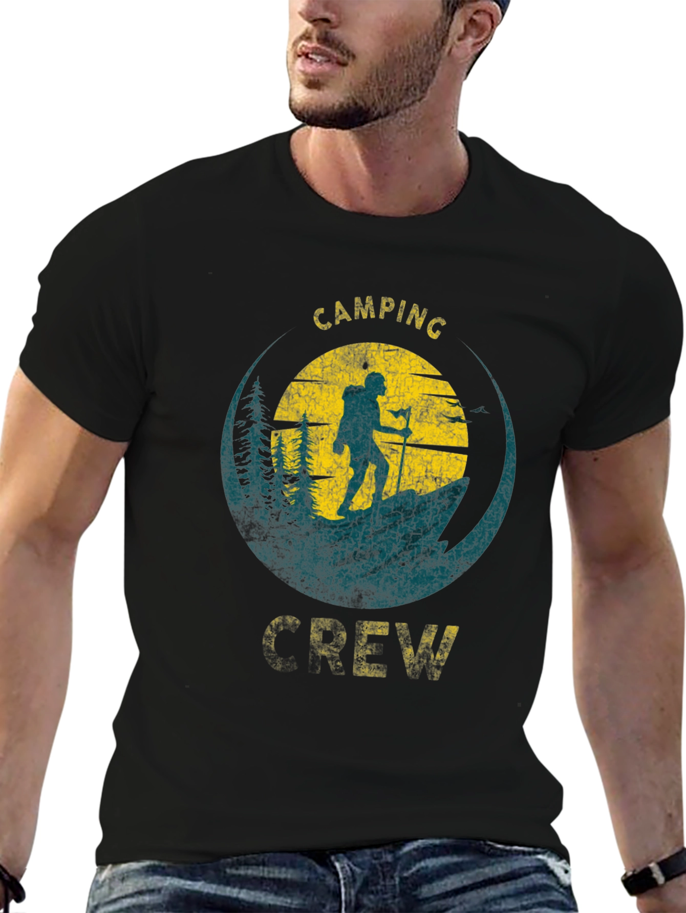 Camping Crew Graphic T-Shirt
