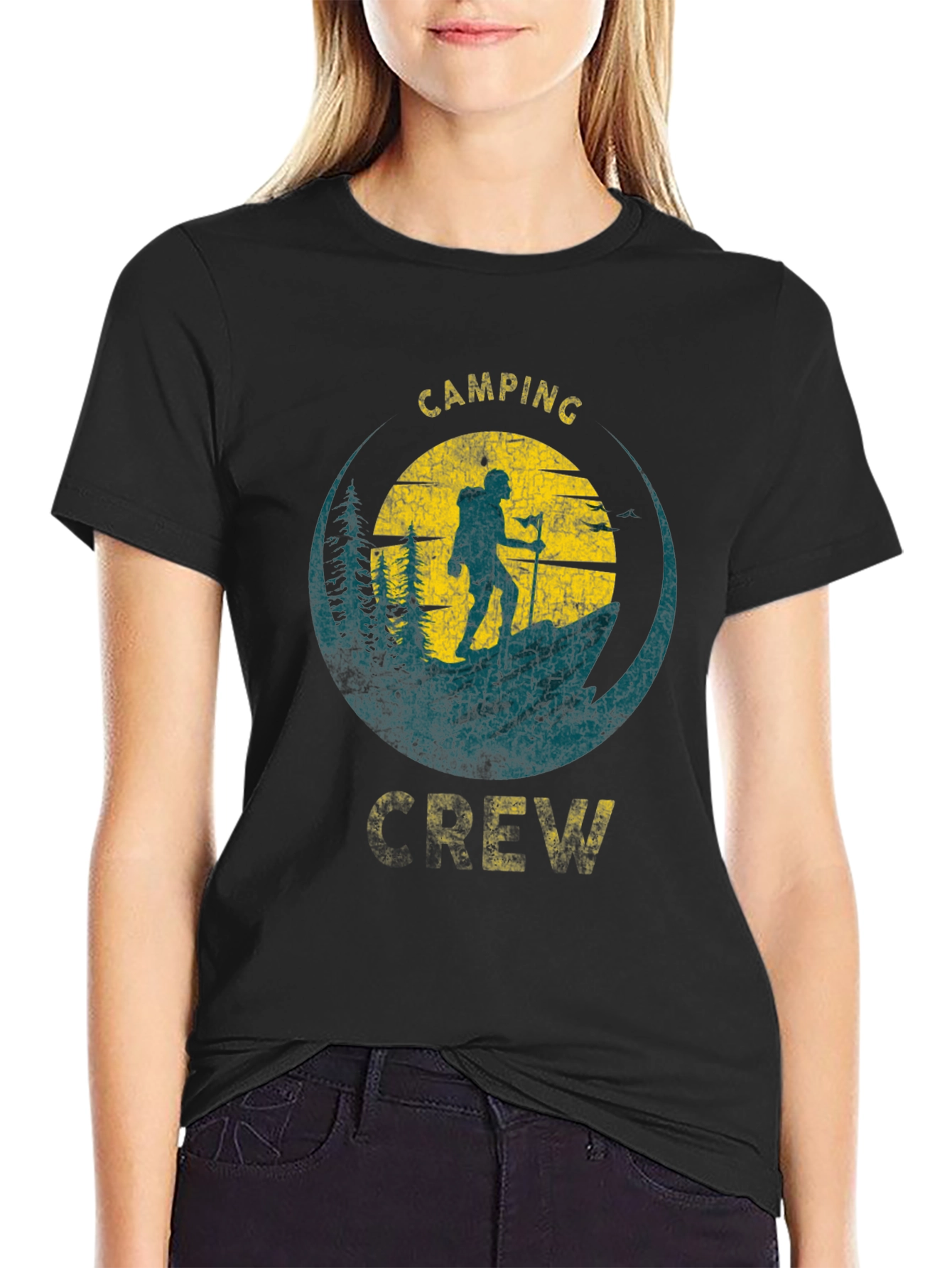 Camping Crew Graphic T-Shirt