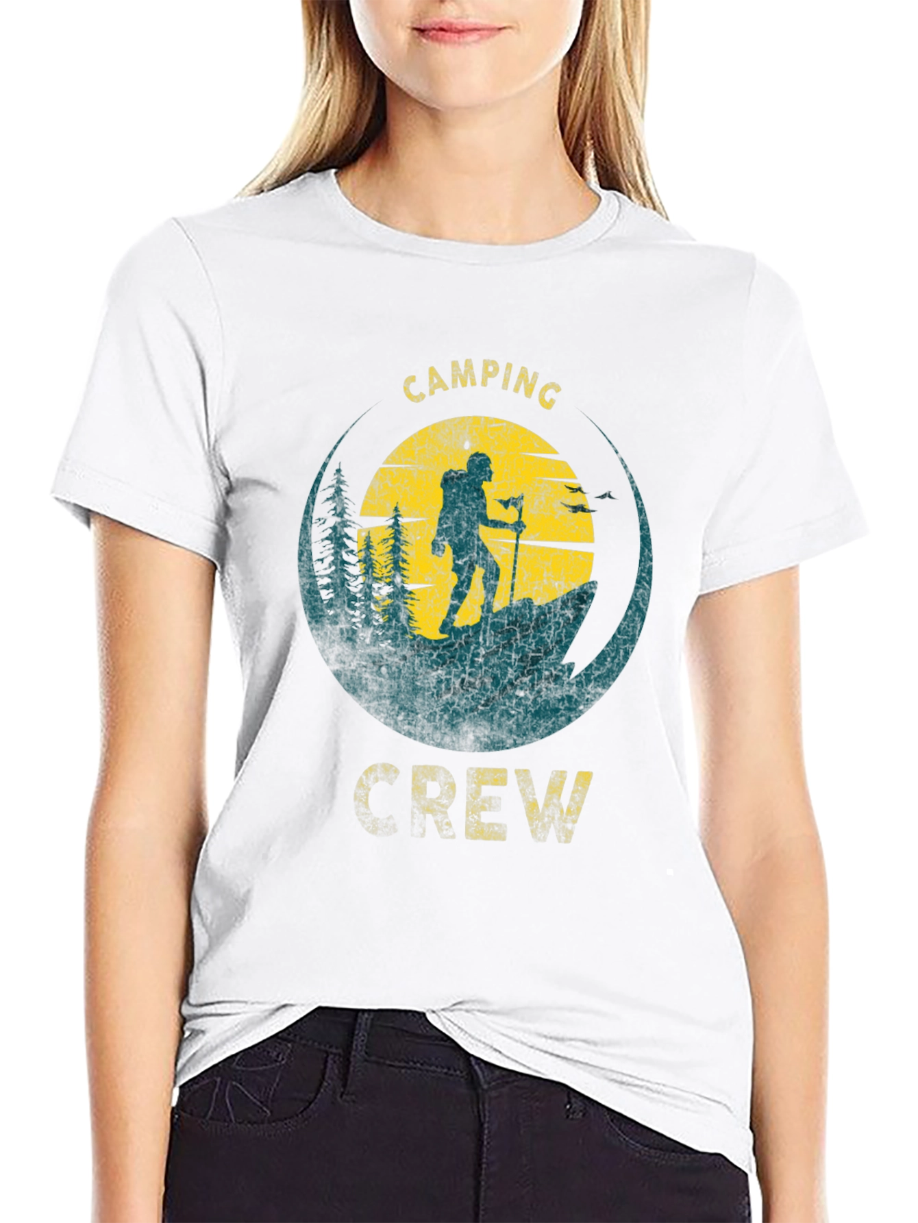 Camping Crew Graphic T-Shirt