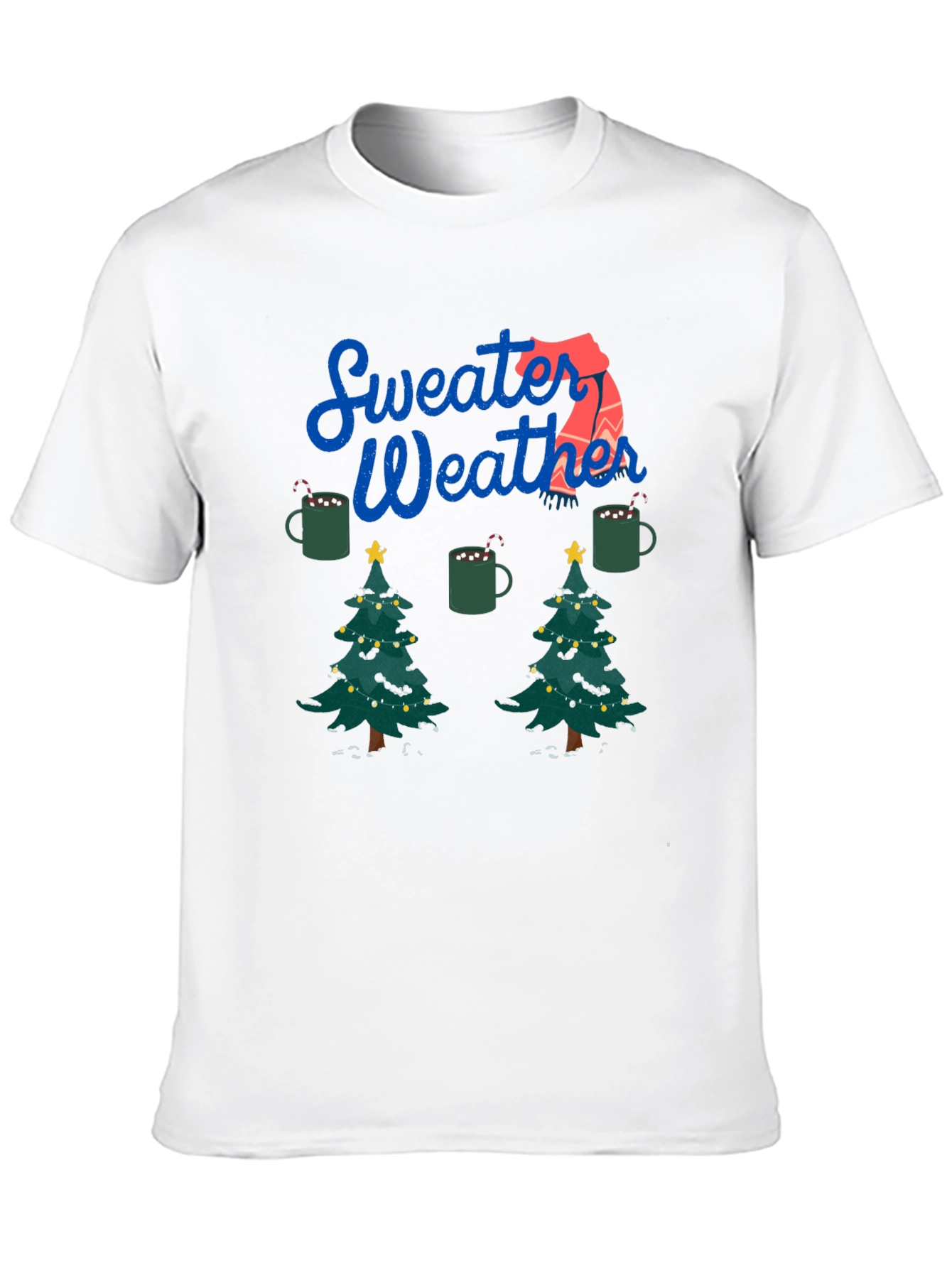Sweater Weather Christmas Tree Tee