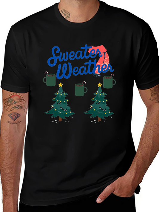 Sweater Weather Christmas Tree Tee