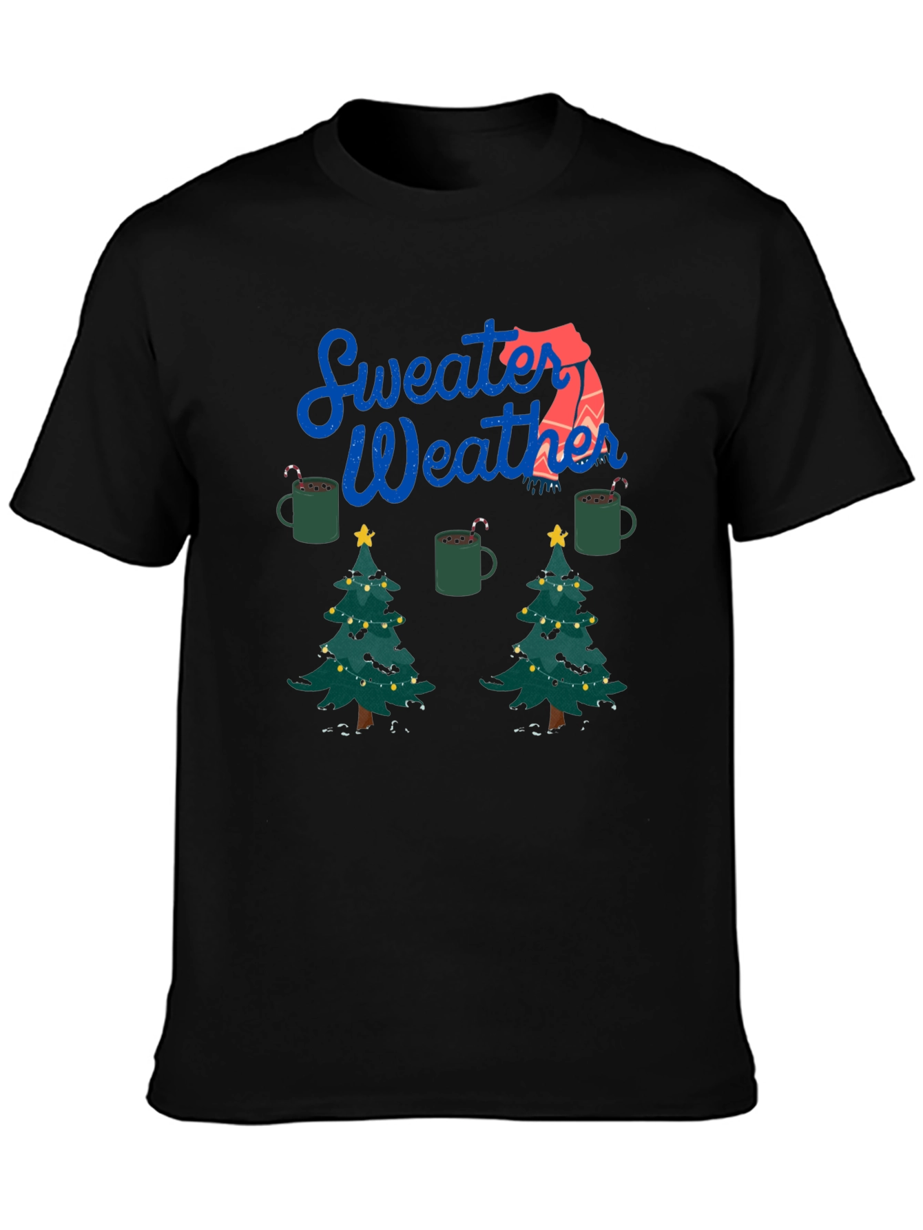 Sweater Weather Christmas Tree Tee