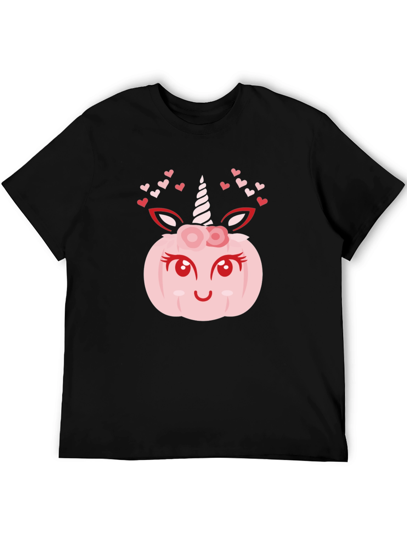 Unicorn Pumpkin T-Shirt - Halloween Valentine