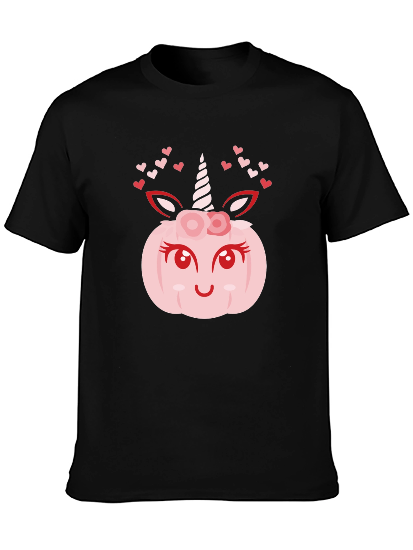 Unicorn Pumpkin T-Shirt - Halloween Valentine