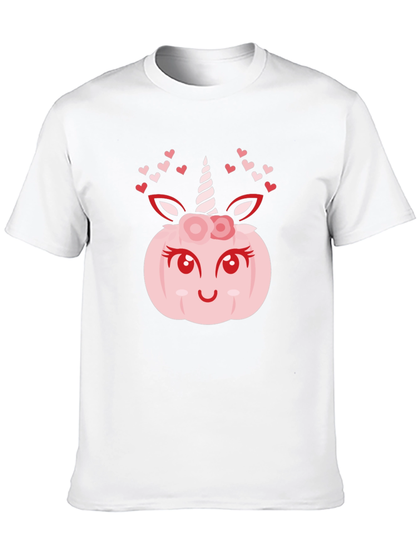 Unicorn Pumpkin T-Shirt - Halloween Valentine
