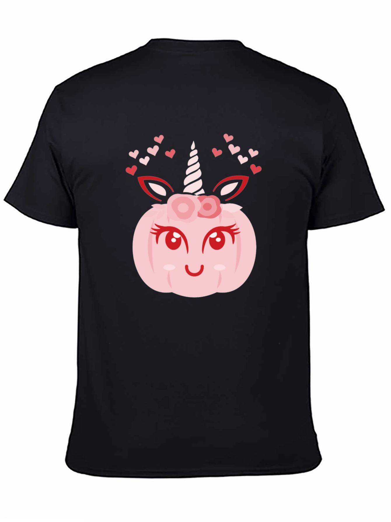 Unicorn Pumpkin T-Shirt - Halloween Valentine