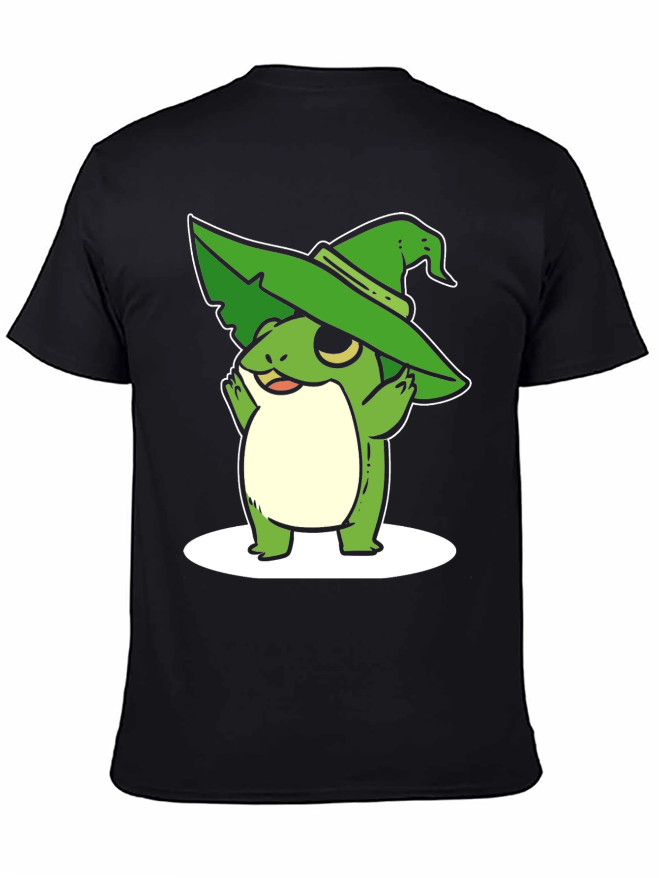 Whimsical Frog Wizard Graphic Tee