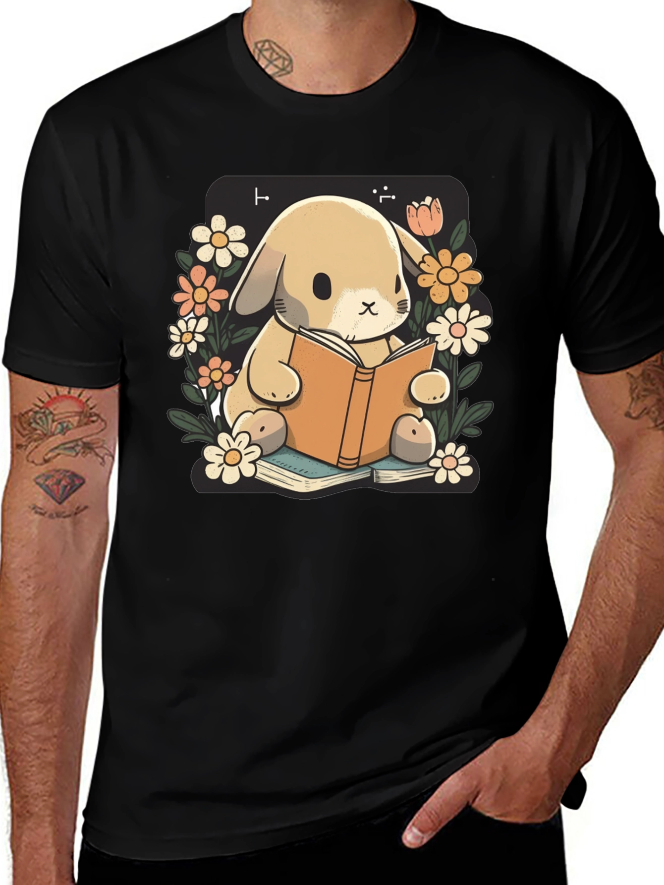 Bunny Reader Graphic Tee