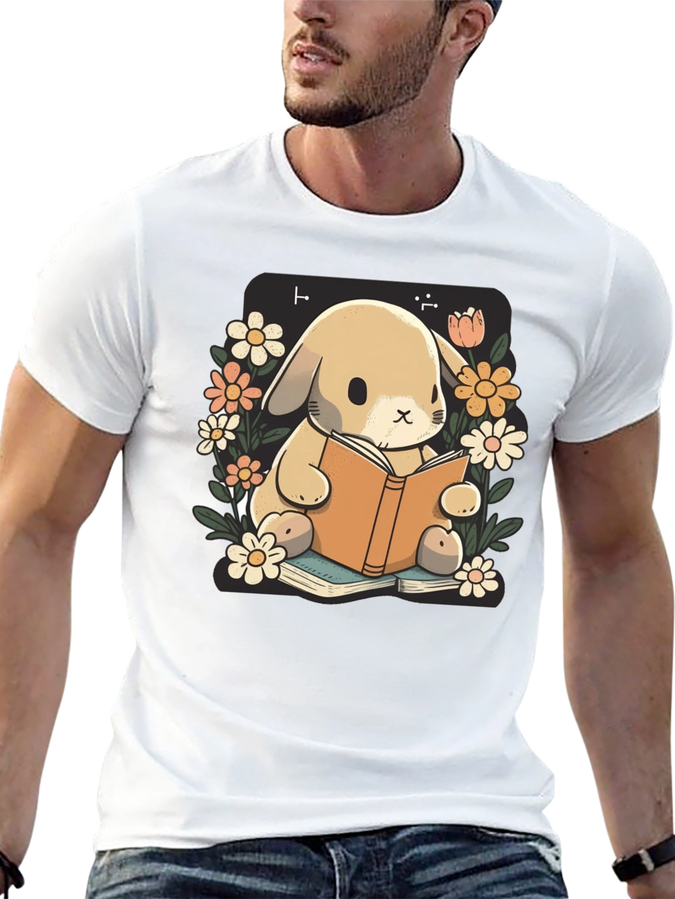 Bunny Reader Graphic Tee