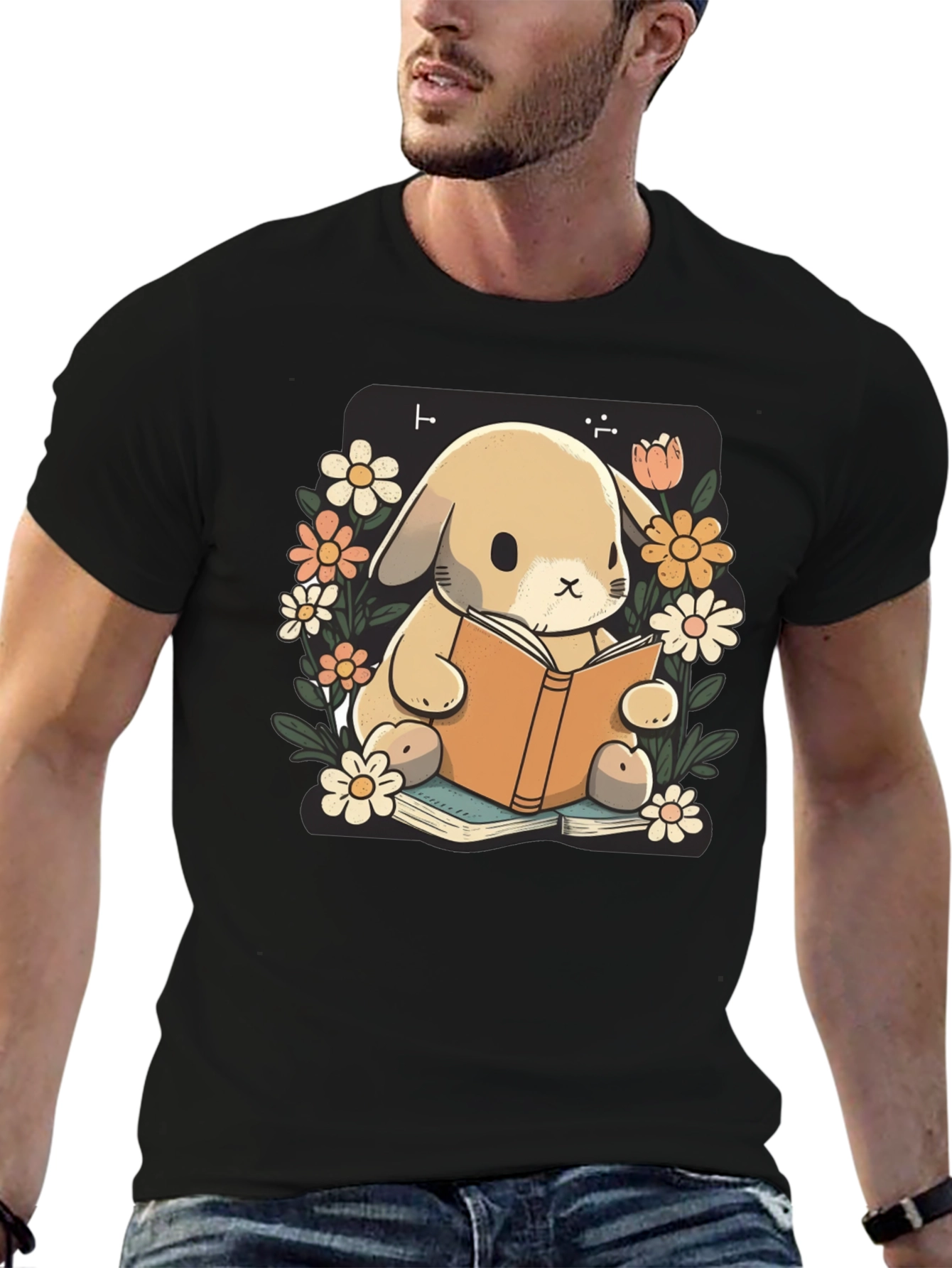 Bunny Reader Graphic Tee
