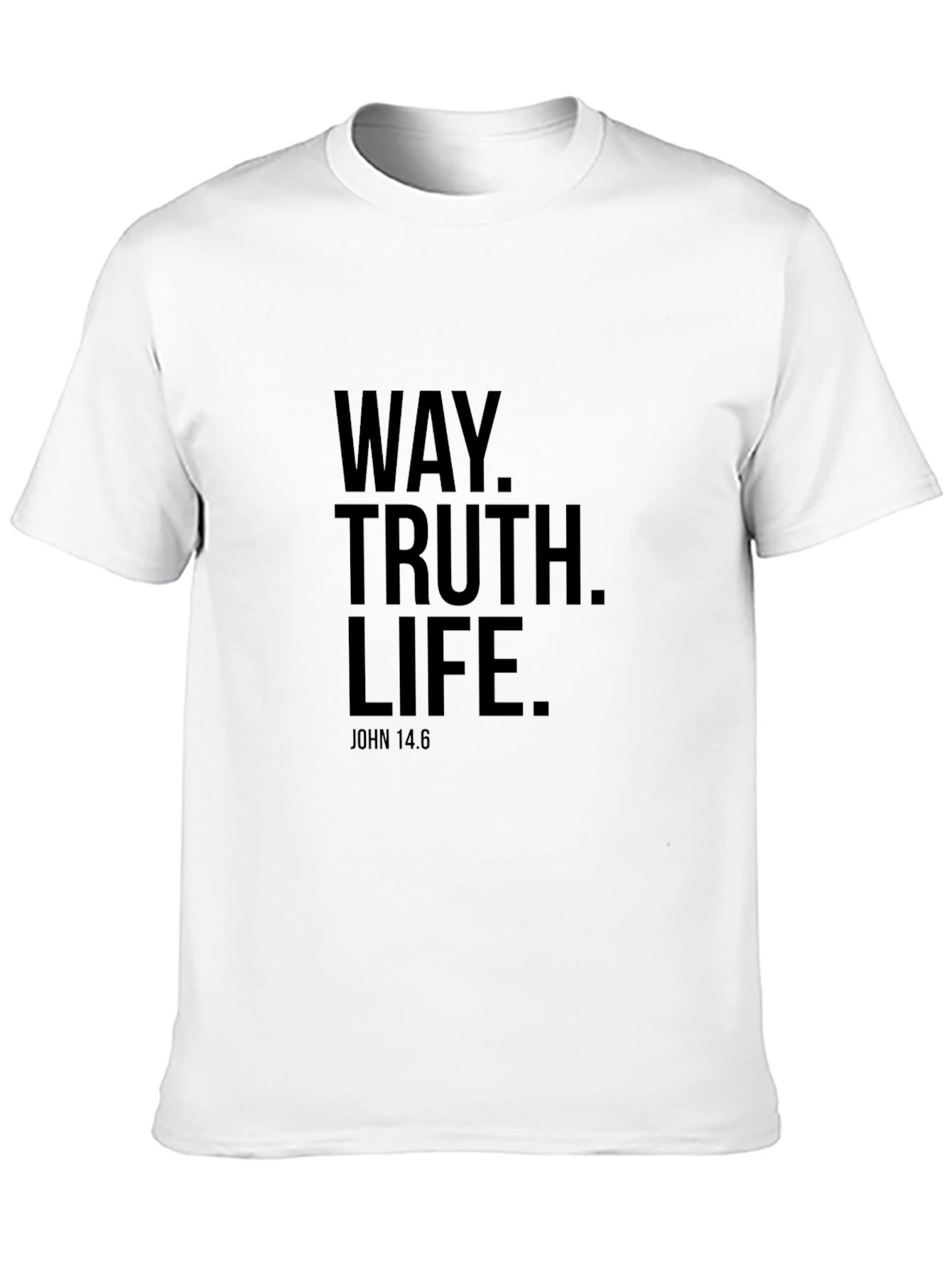Way Truth Life T-Shirt - John 14:6 Religious Tee
