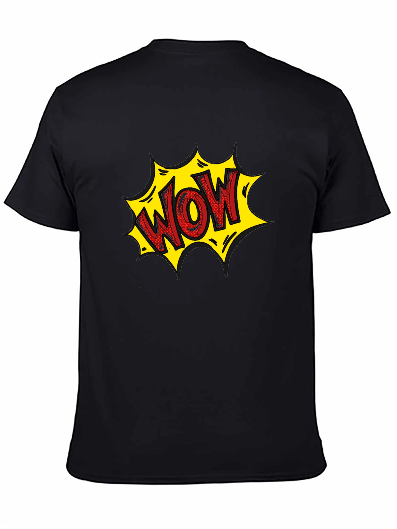 WOW Comic Style Graphic T-Shirt