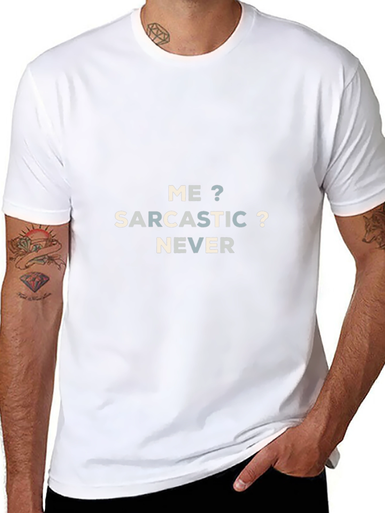 Sarcastic Never T-Shirt | Funny Sarcasm Tee