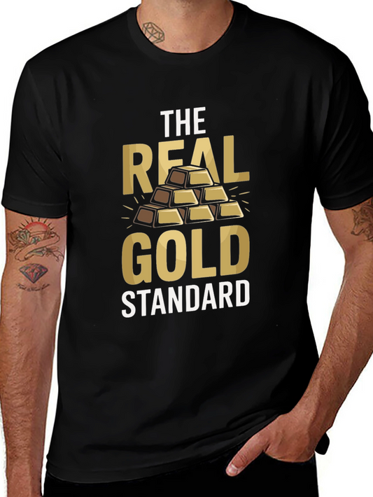 The Real Gold Standard Black Graphic Tee