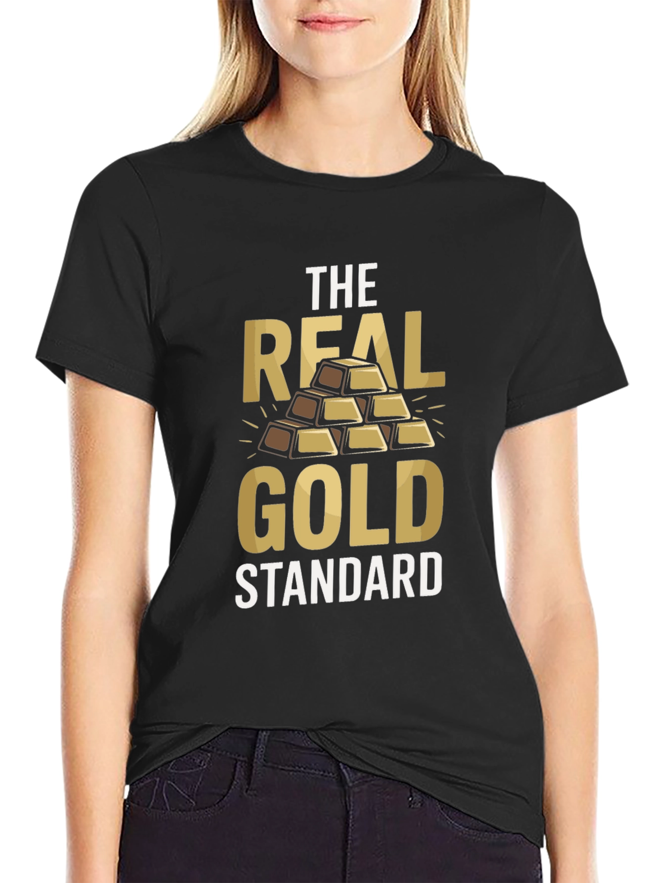 The Real Gold Standard Black Graphic Tee