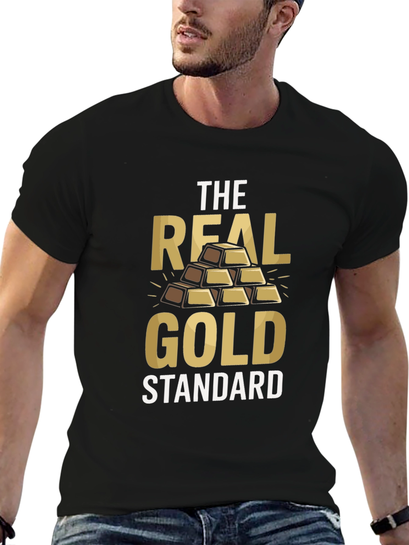 The Real Gold Standard Black Graphic Tee