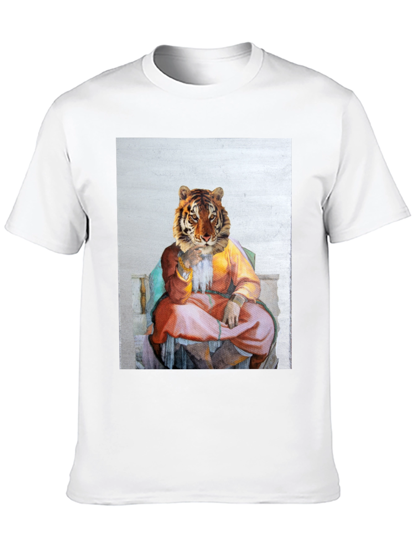 Tiger King T-Shirt - Renaissance Style Art Tee
