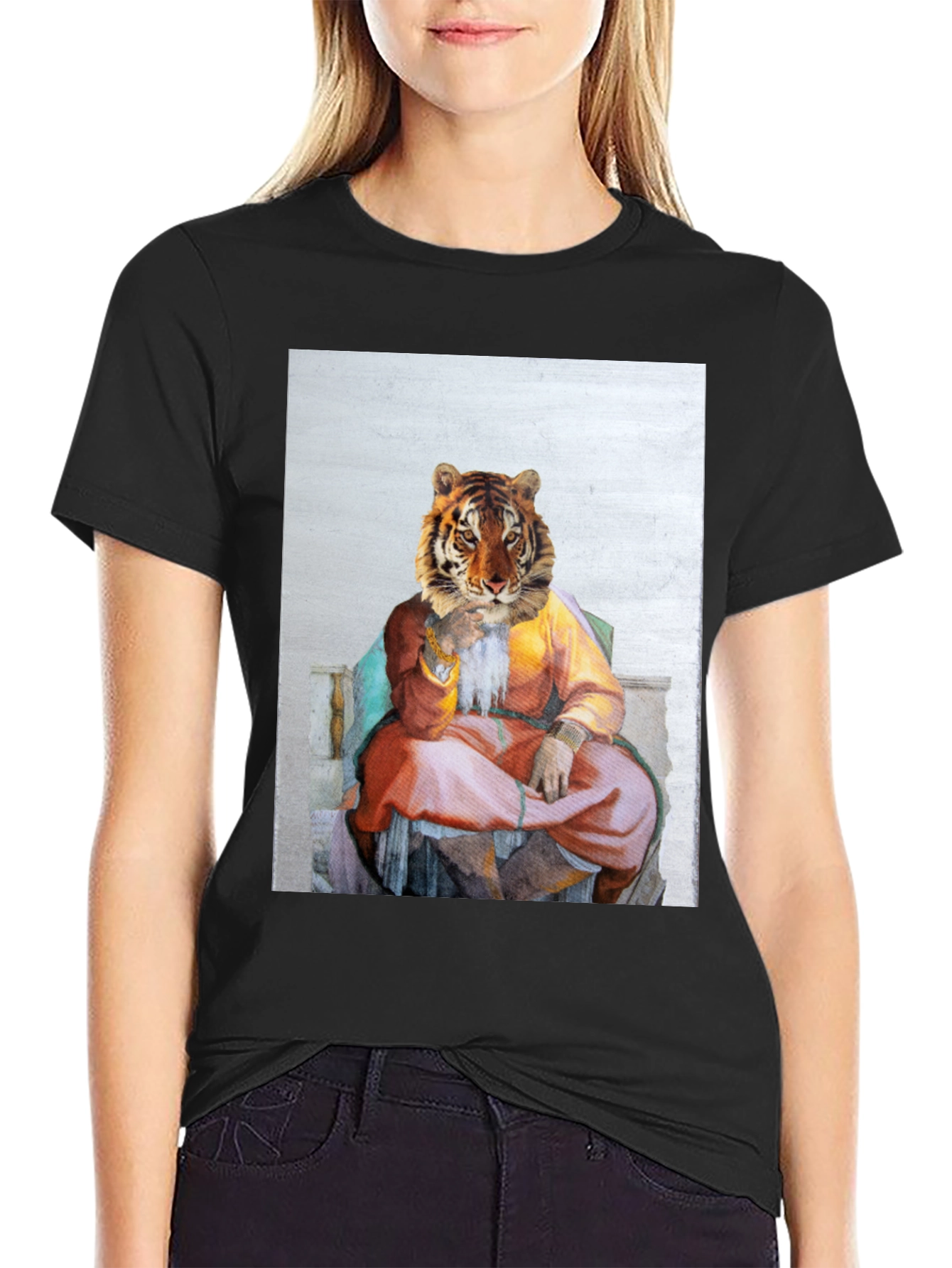 Tiger King T-Shirt - Renaissance Style Art Tee