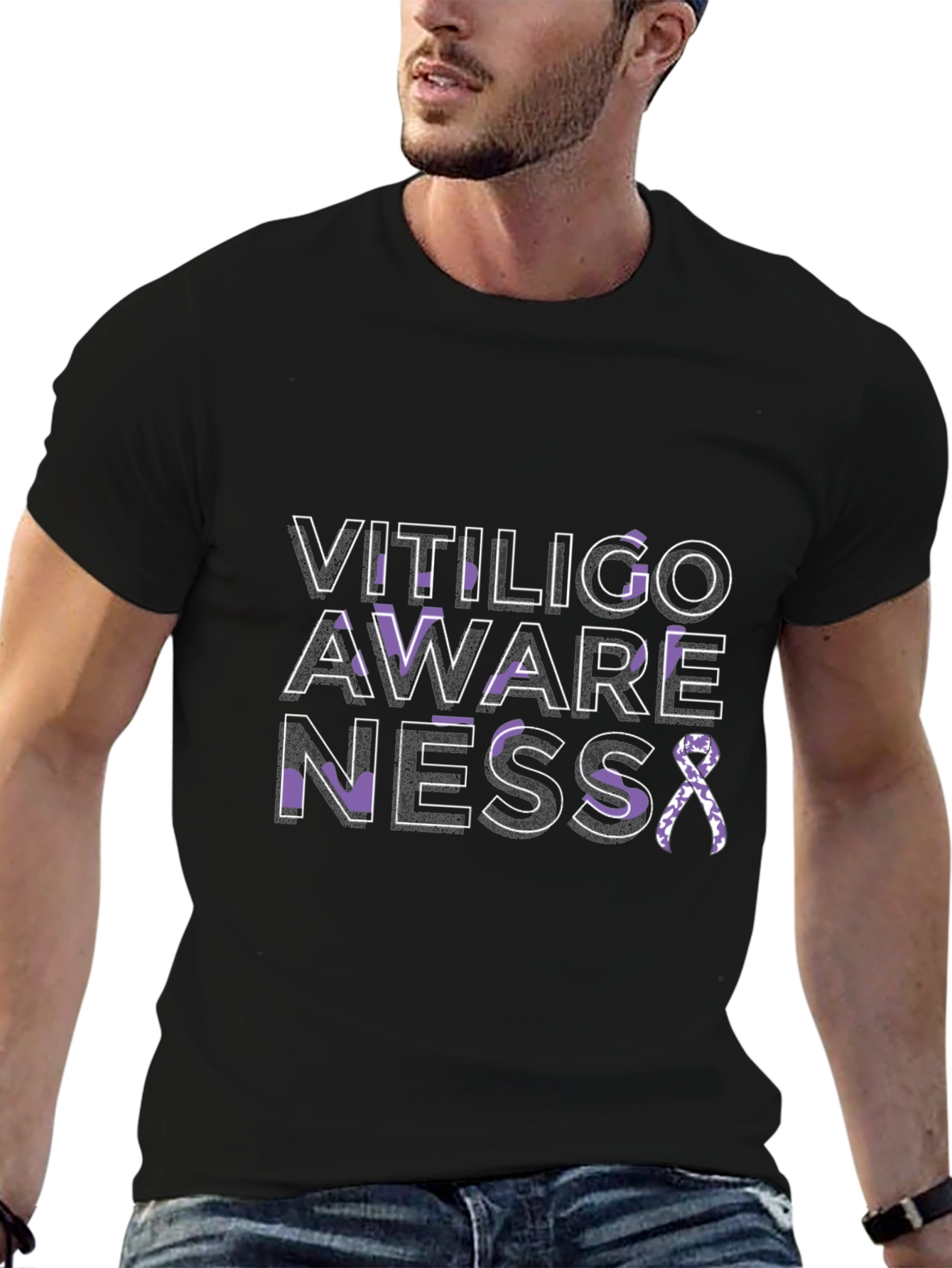 Vitiligo Awareness Graphic Tee