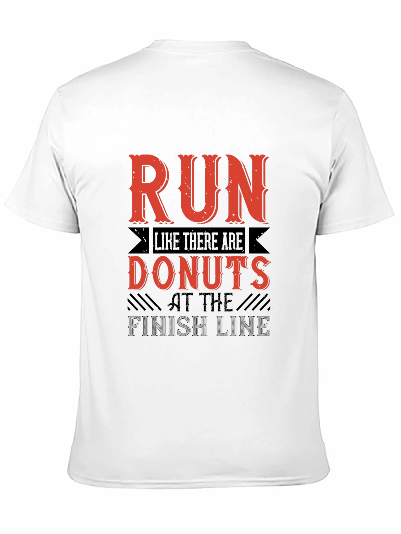 Run For Donuts Black T-Shirt