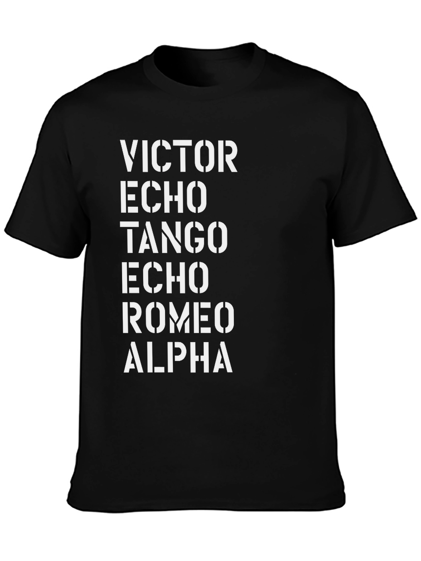 V.E.T.E.R.A. T-Shirt - Military Alphabet Design