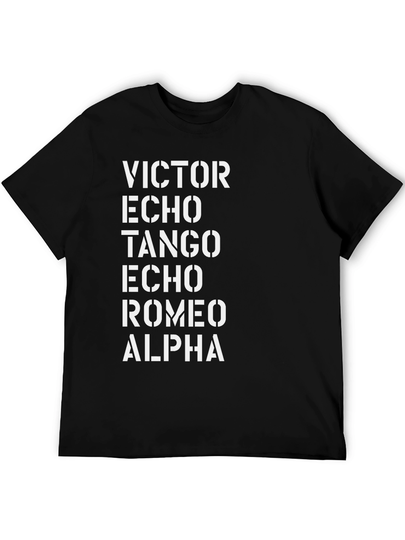 V.E.T.E.R.A. T-Shirt - Military Alphabet Design
