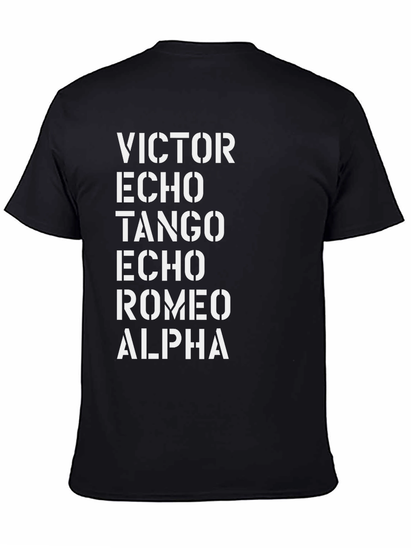 V.E.T.E.R.A. T-Shirt - Military Alphabet Design