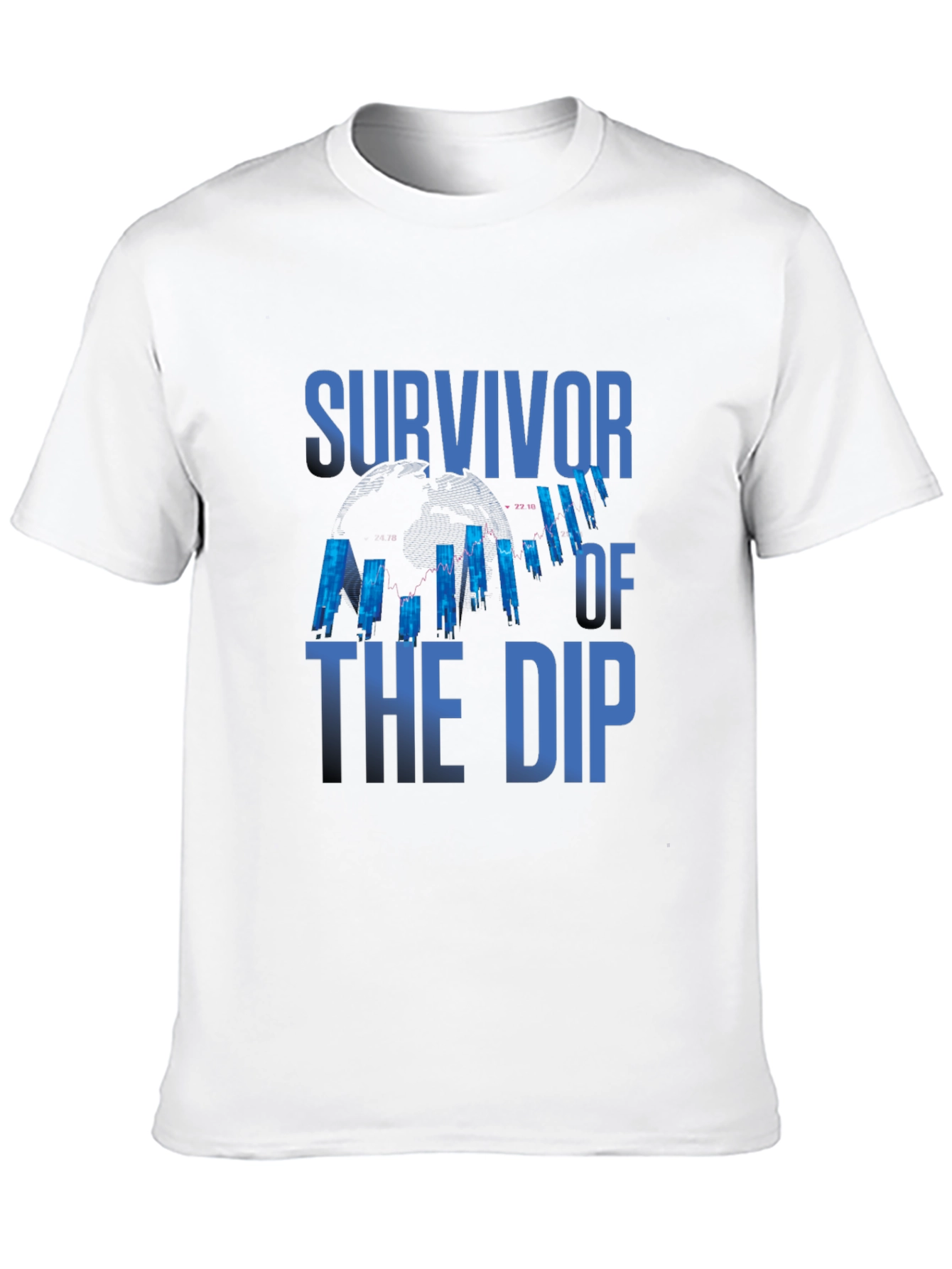 Survivor of the Dip Black Graphic T-Shirt