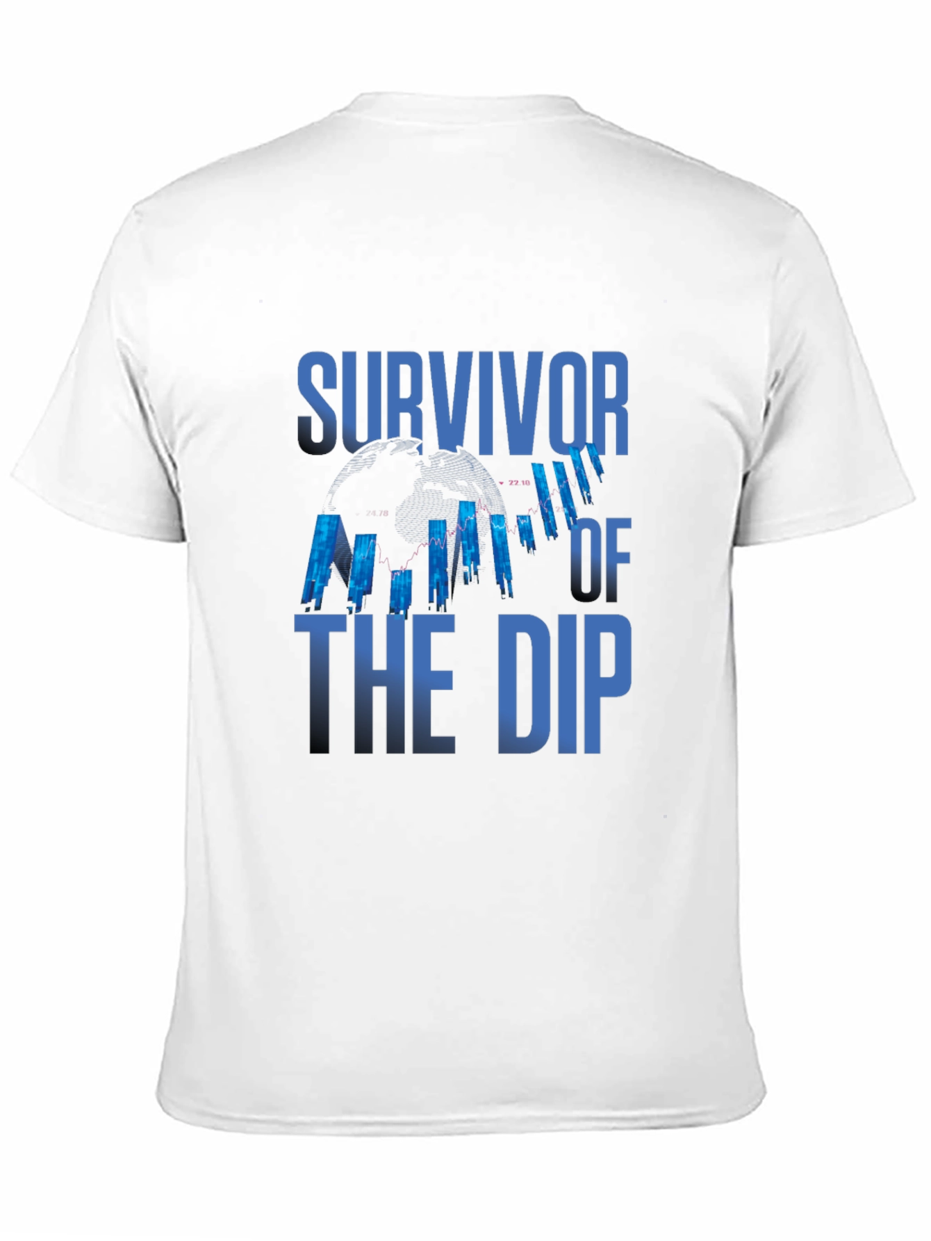 Survivor of the Dip Black Graphic T-Shirt