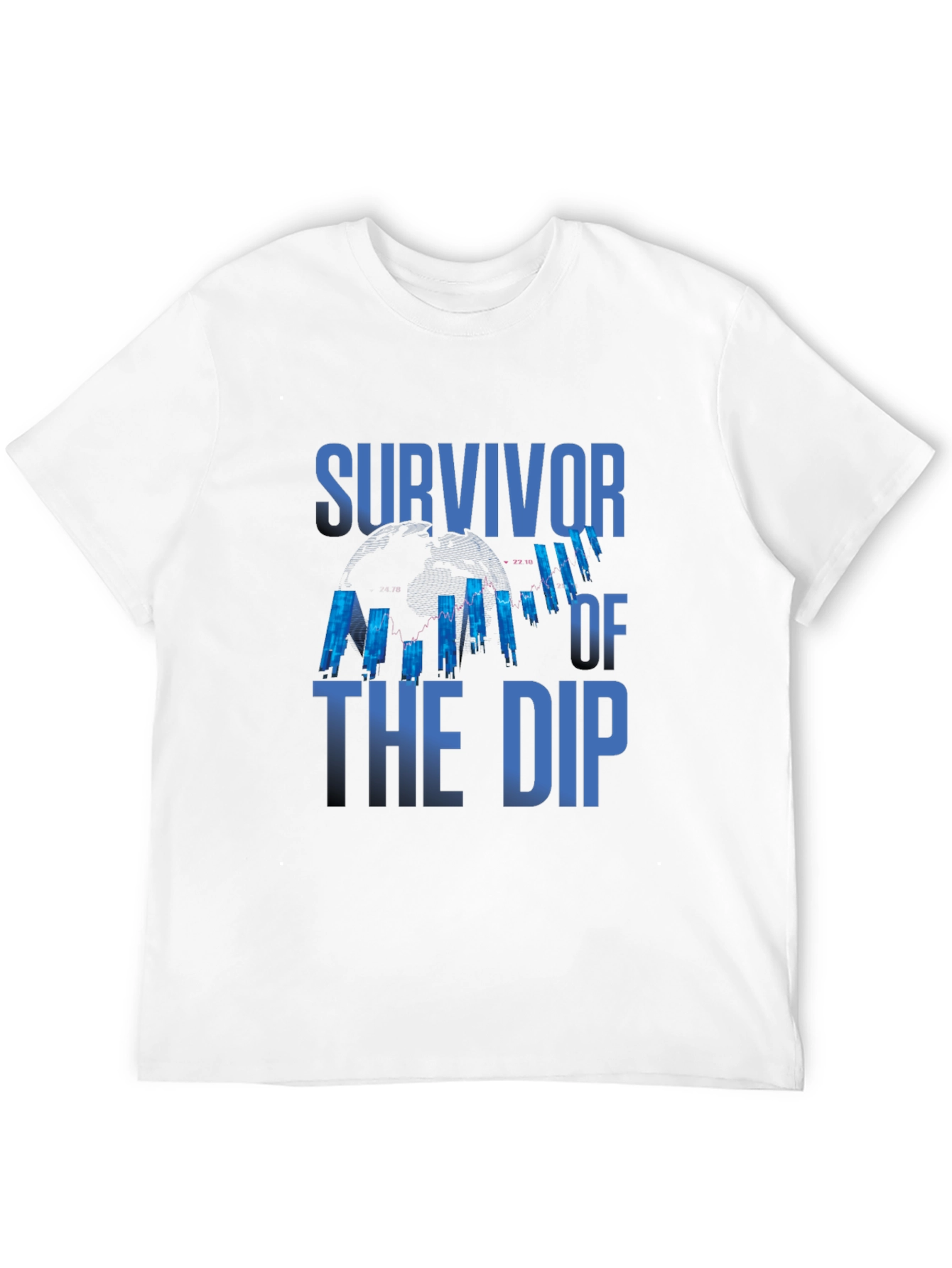 Survivor of the Dip Black Graphic T-Shirt