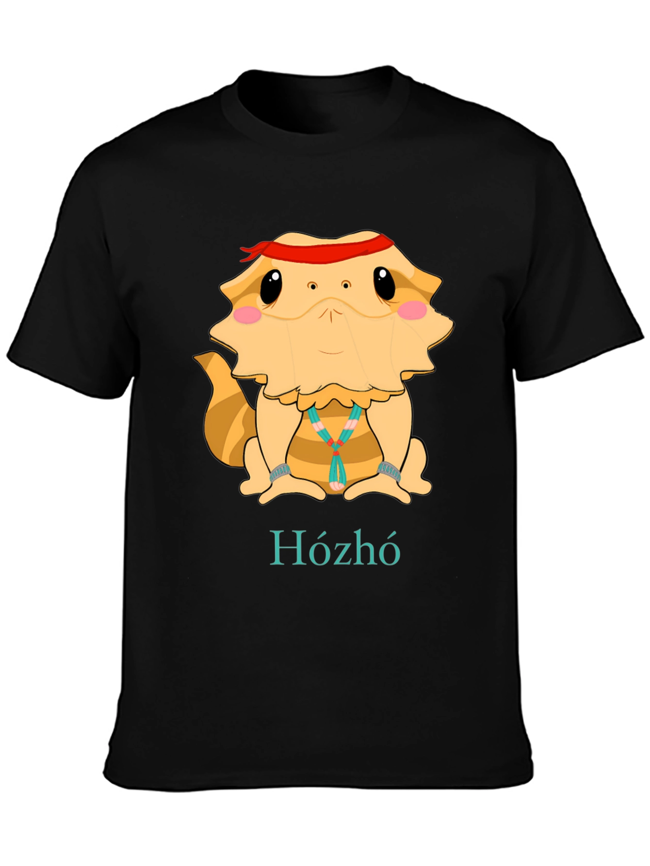 Bearded Dragon Hózhó T-Shirt - Cool Lizard Tee