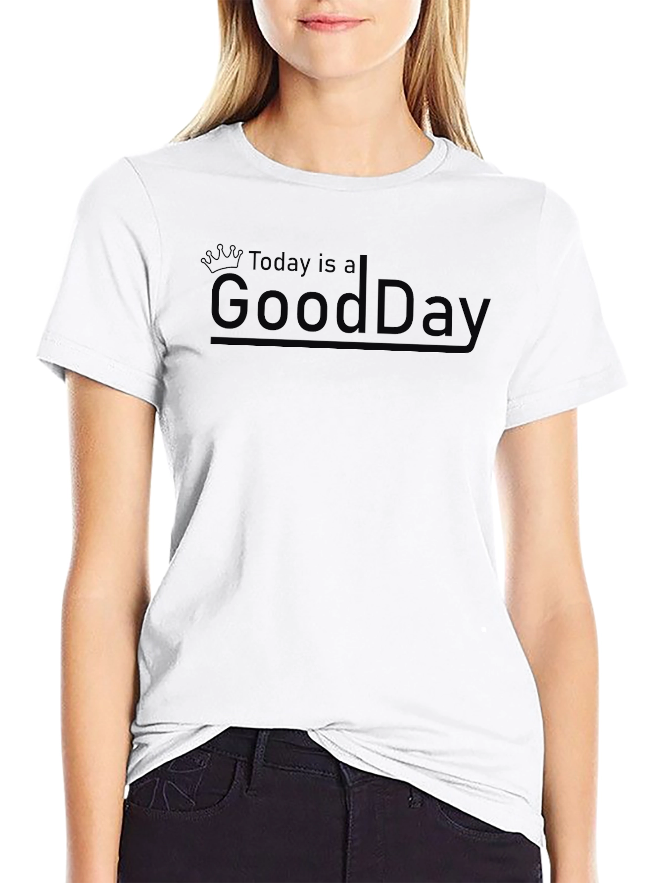 Today is a Good Day Mens Black Graphic Tee