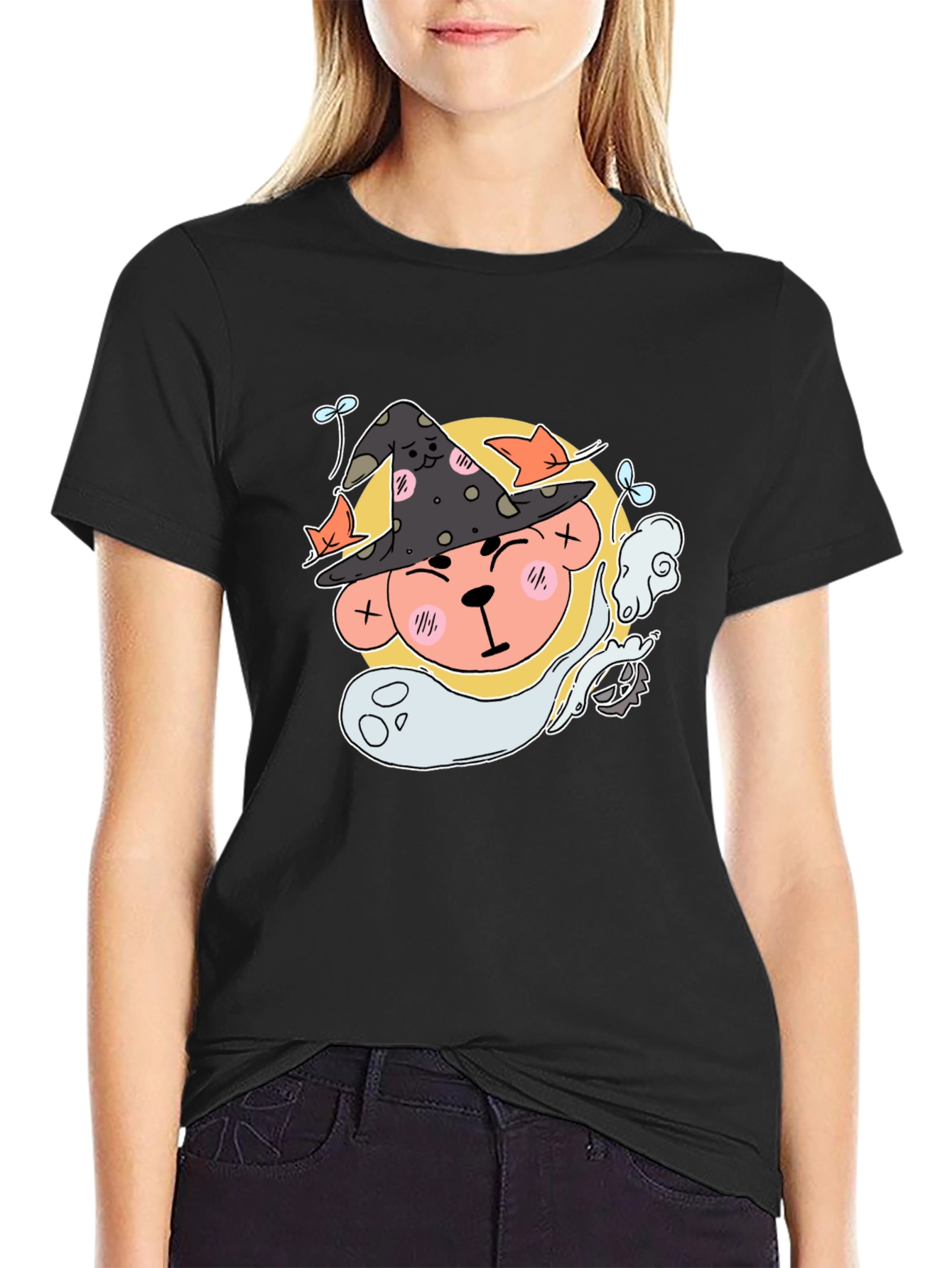 Spooky Cute Bear Halloween T-Shirt
