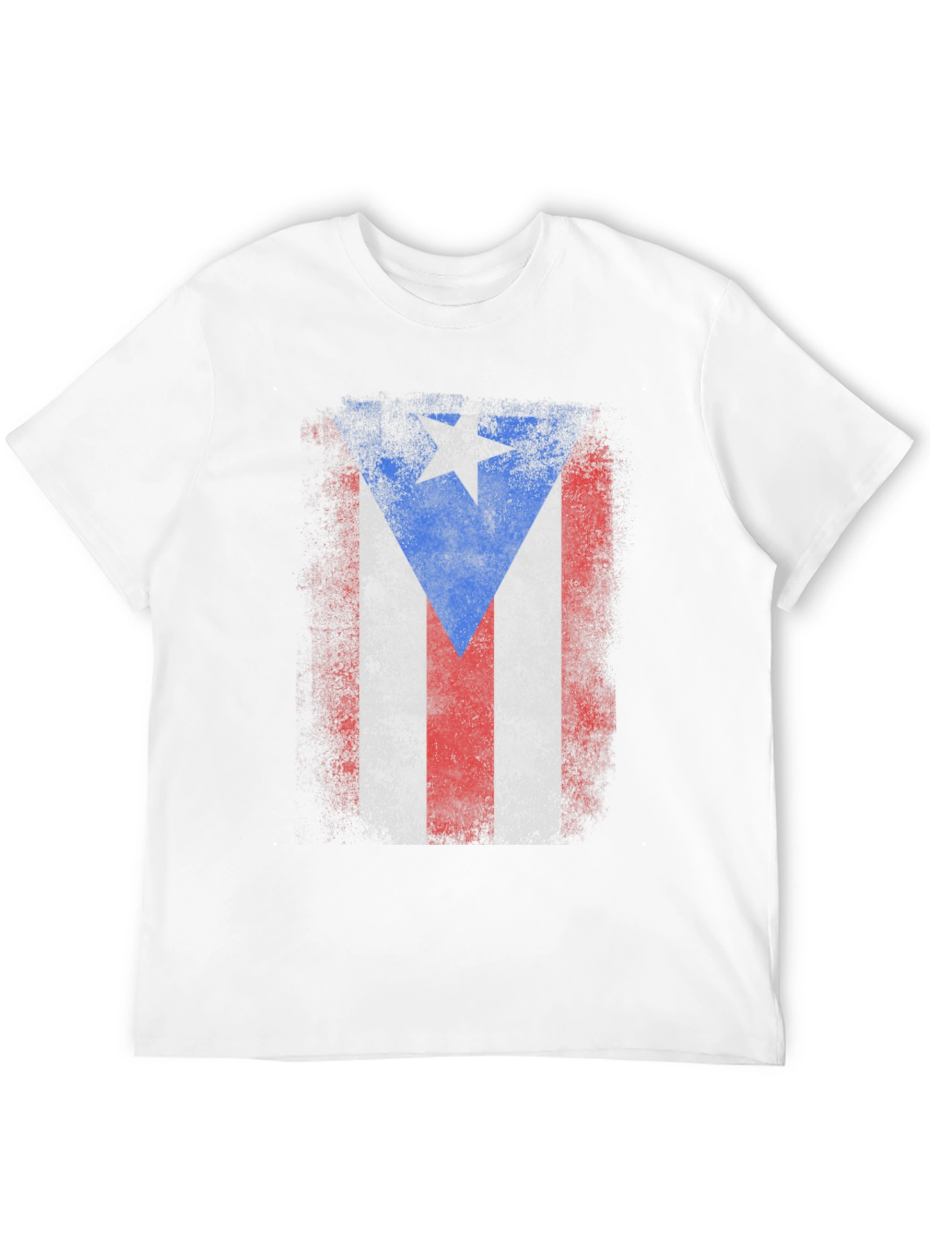 Puerto Rico Flag Distressed T-Shirt