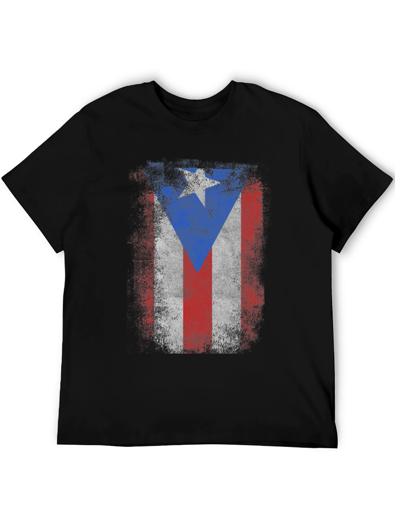 Puerto Rico Flag Distressed T-Shirt