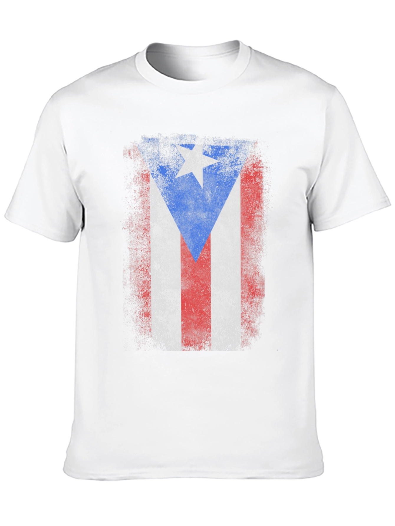 Puerto Rico Flag Distressed T-Shirt