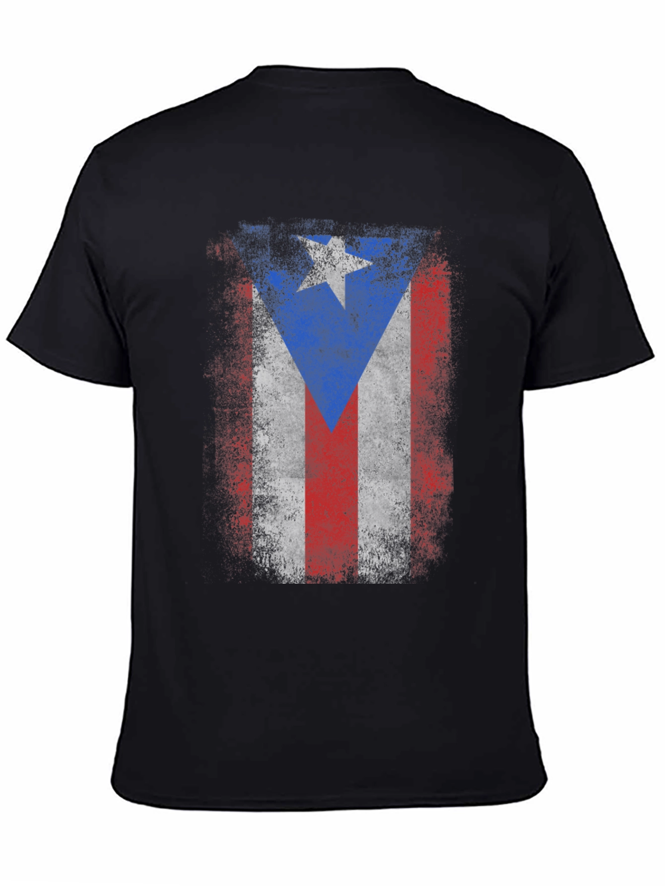 Puerto Rico Flag Distressed T-Shirt