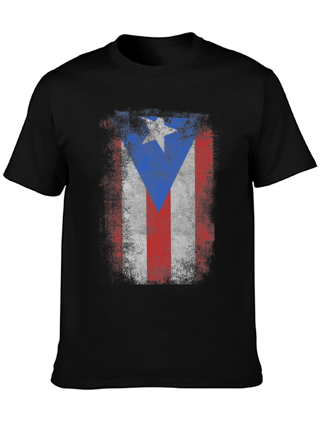Puerto Rico Flag Distressed T-Shirt