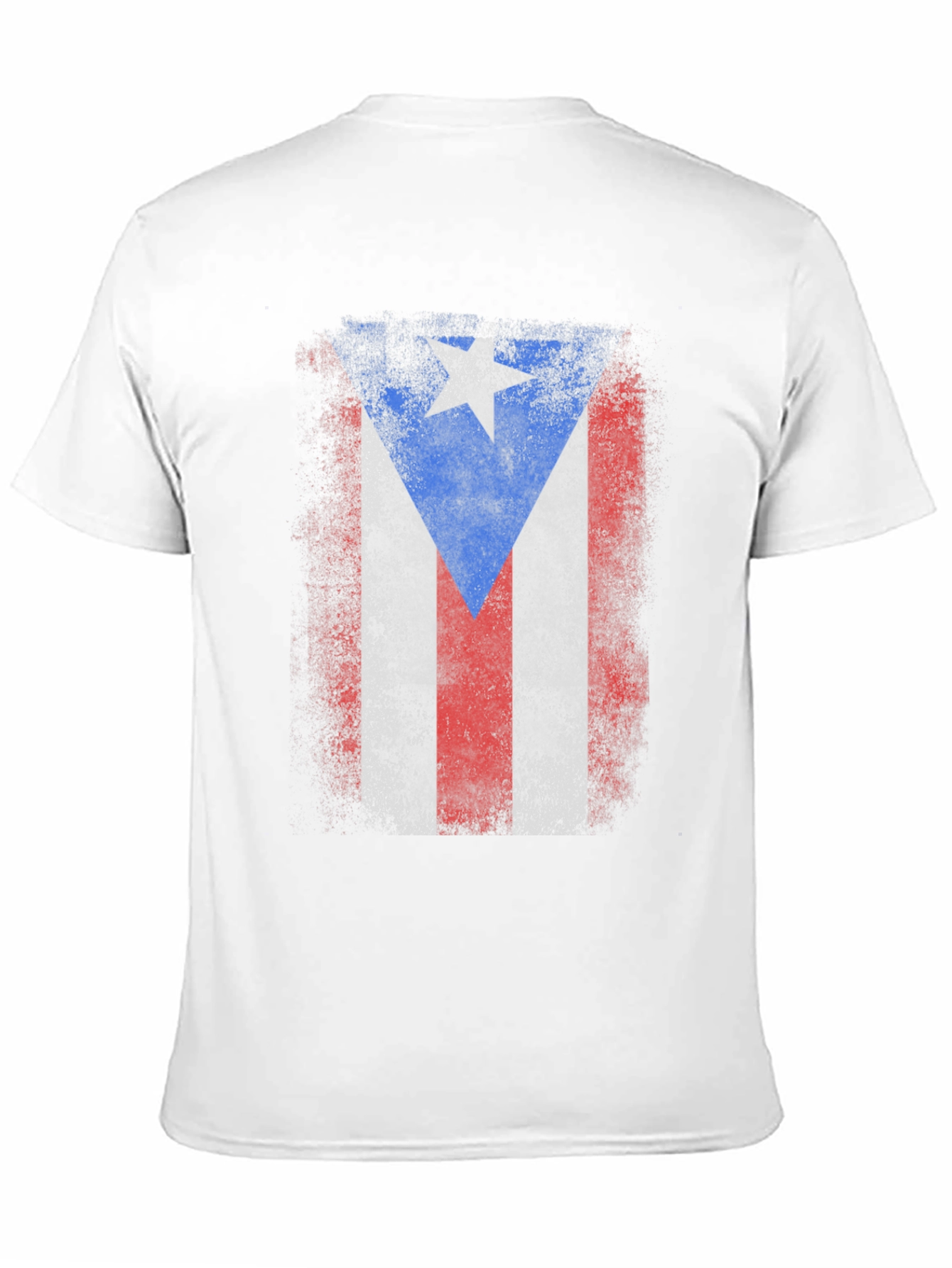 Puerto Rico Flag Distressed T-Shirt