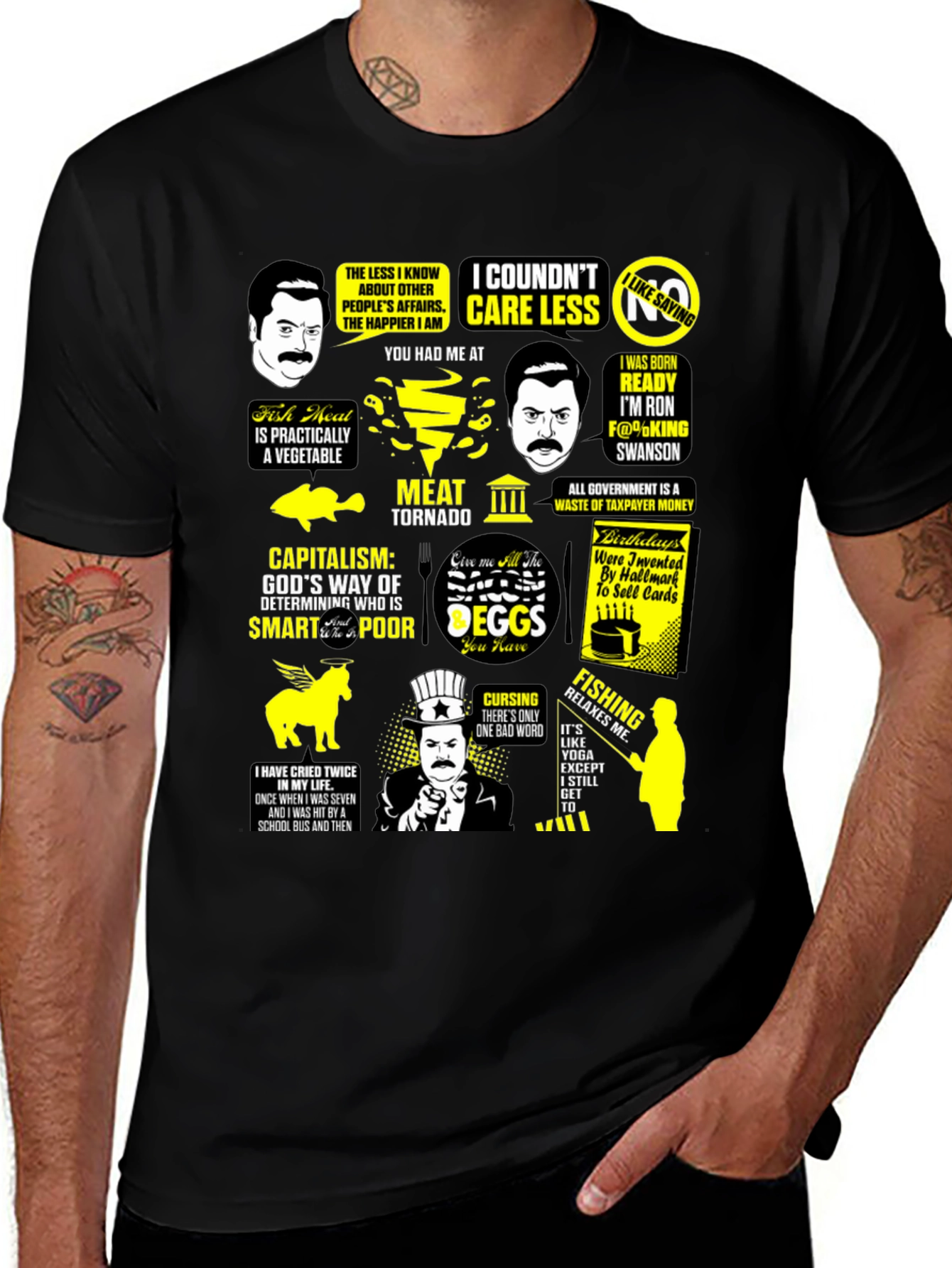Ron Swanson T-Shirt Parks and Recreation