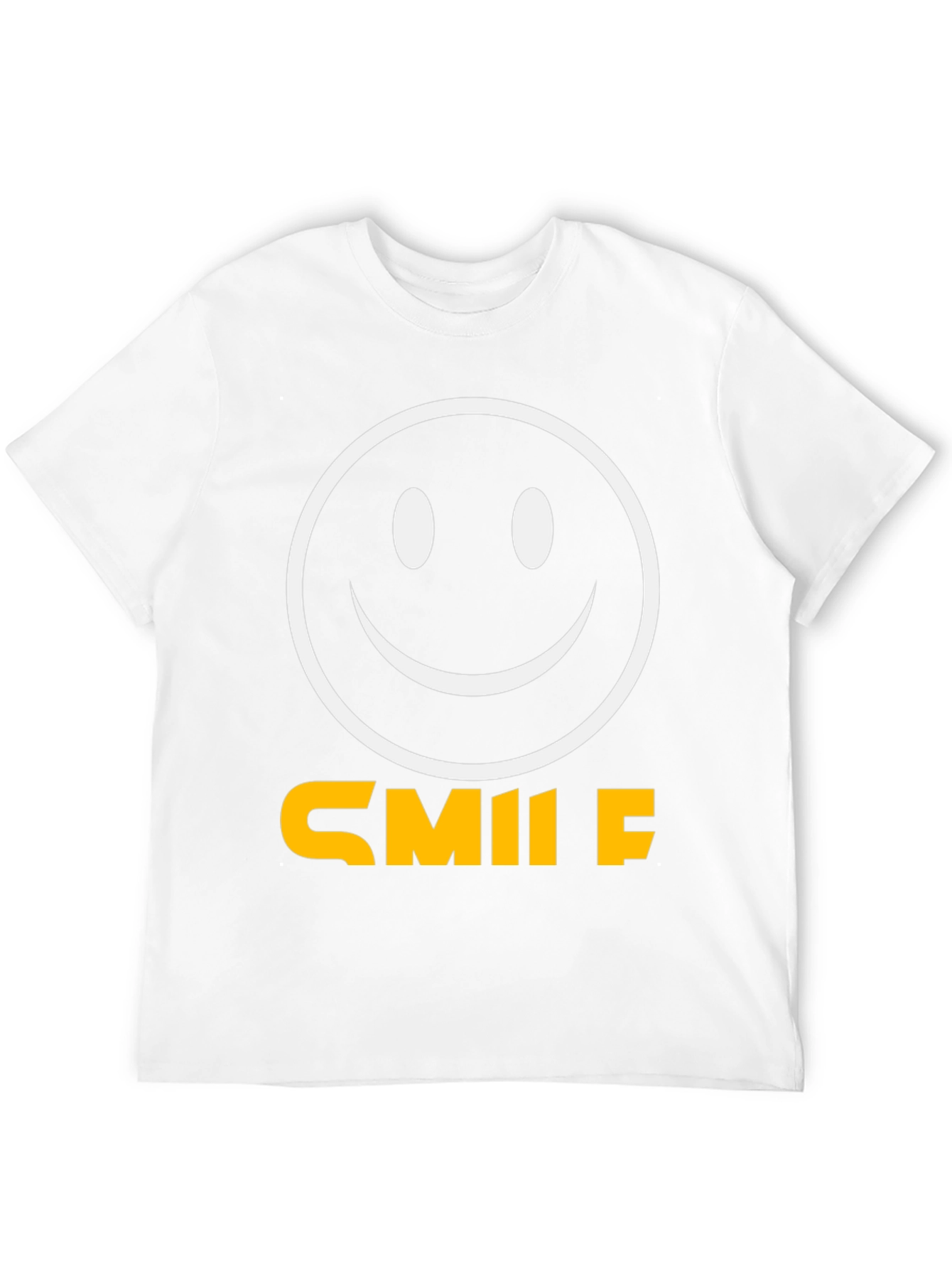 Smile Graphic Tee - Classic Black Comfort