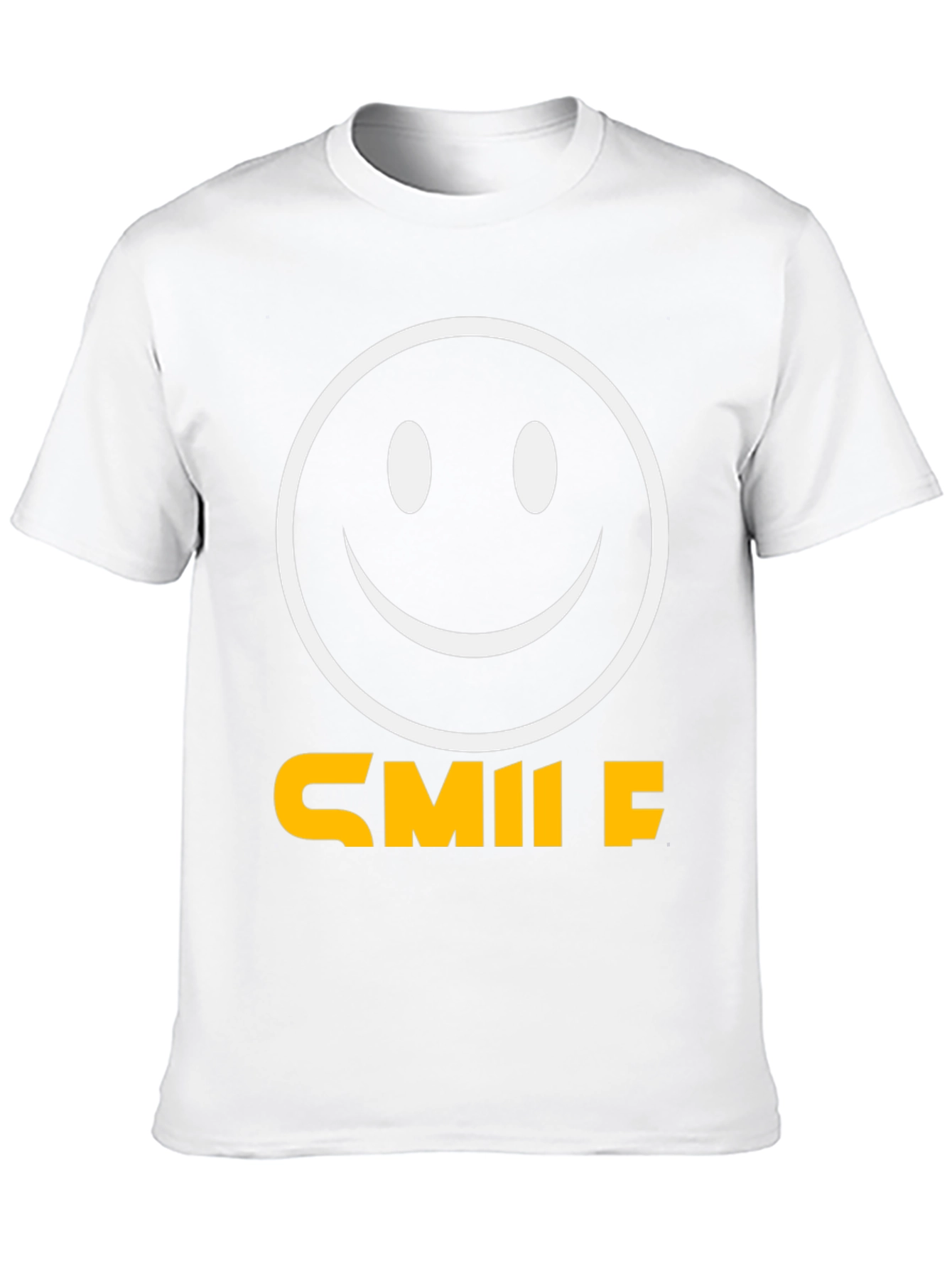Smile Graphic Tee - Classic Black Comfort