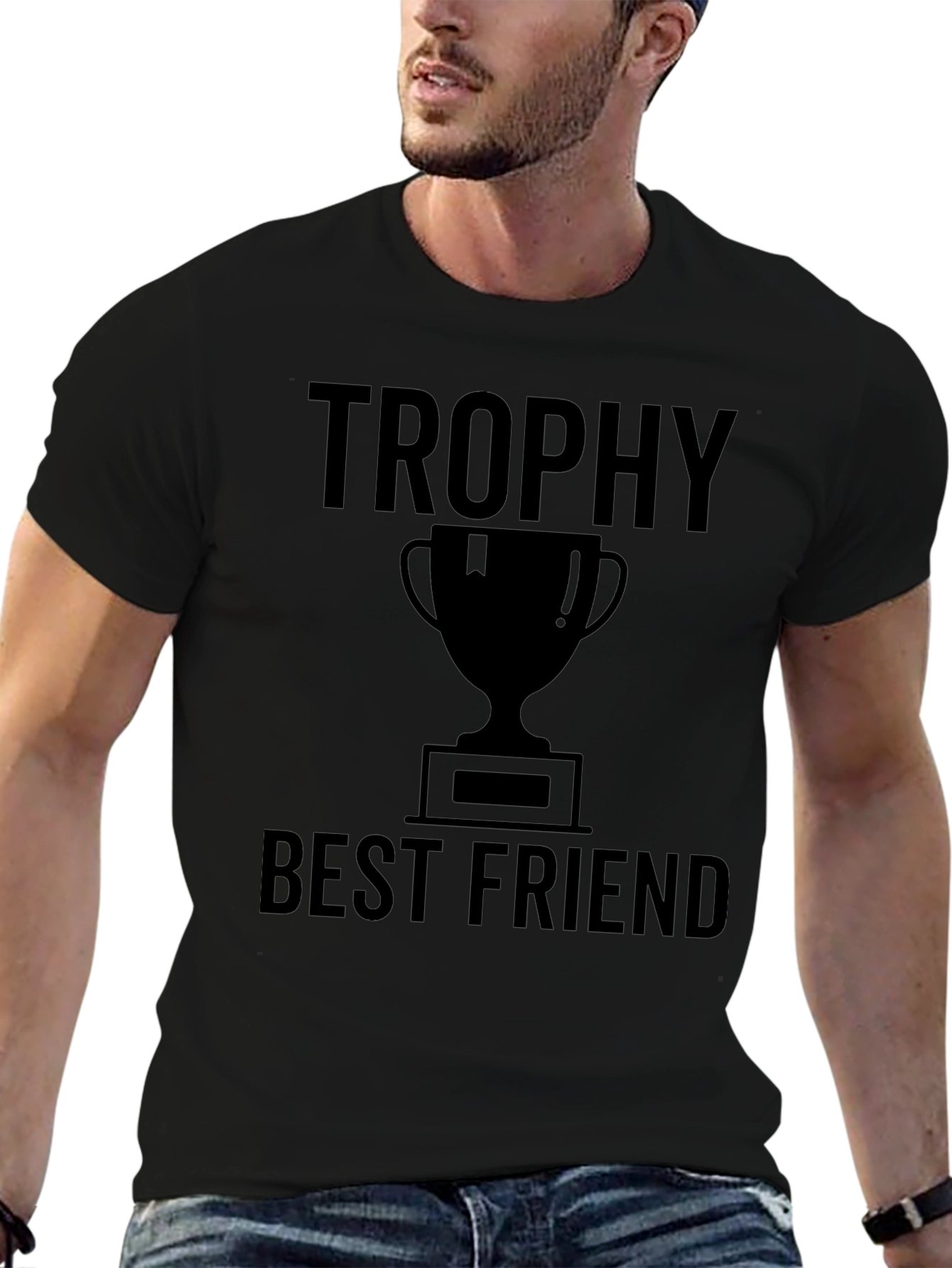 Trophy Best Friend Graphic T-Shirt