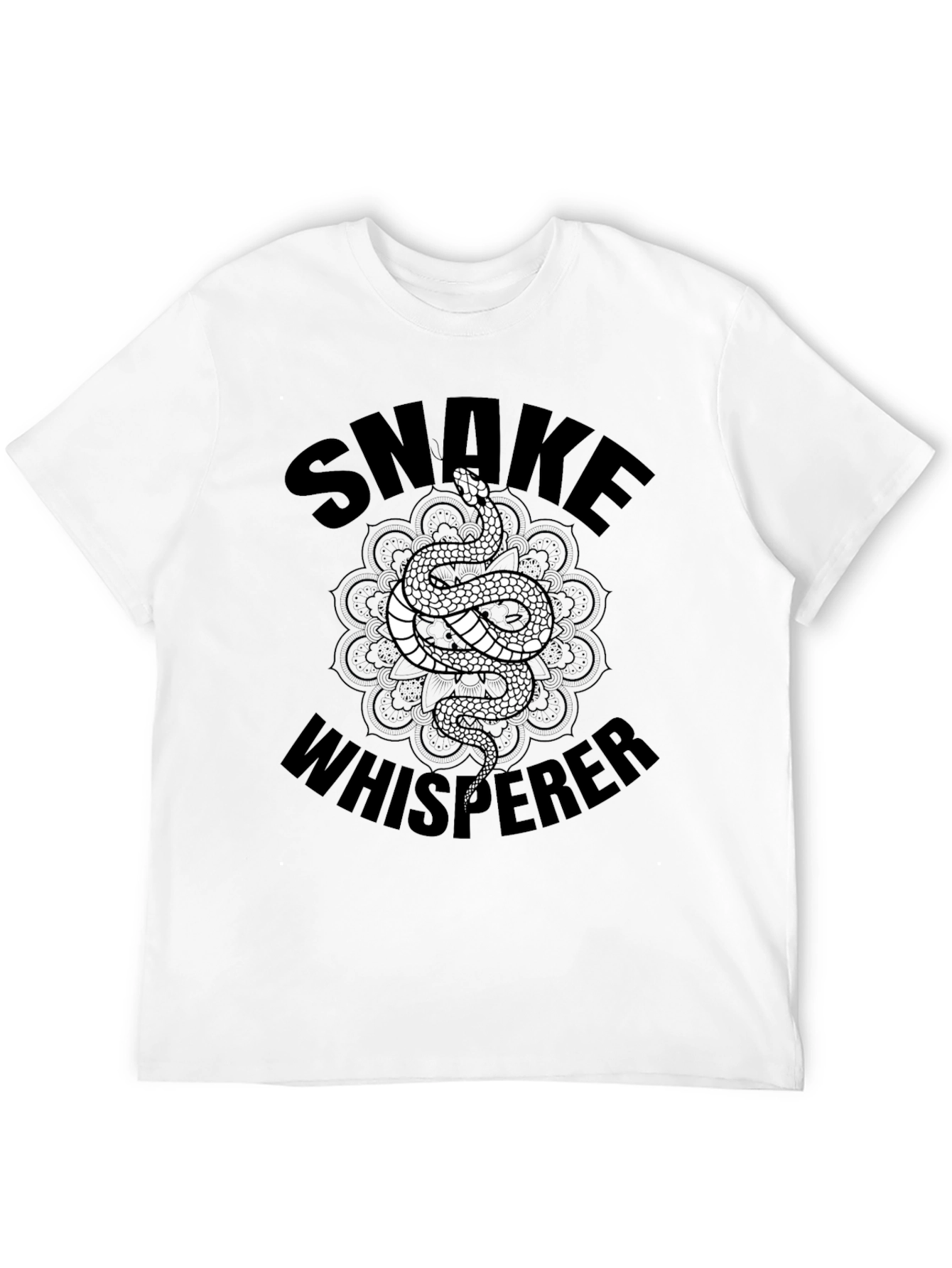 Snake Whisperer Graphic Tee - Mens Black T-Shirt